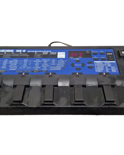 Boss ME-8 - Guitar Multi-Effects Processor - Good w/ Power Supply, Manuals