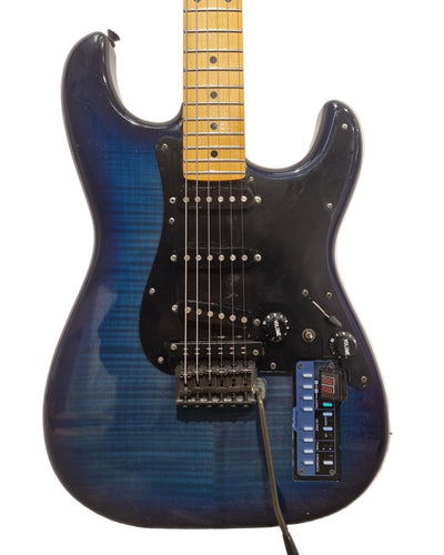Casio PG-300 - Guitar Synthesizer - Blue Flame Top - Good w/ Original Box