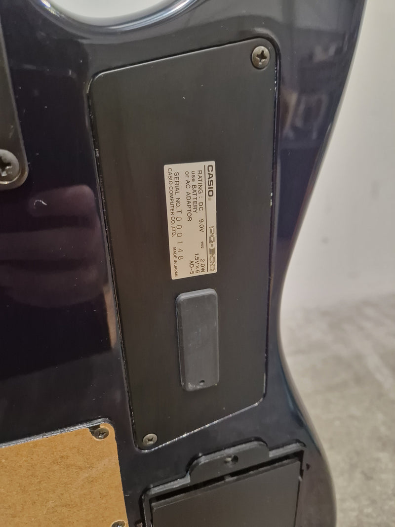 Casio PG-300 - Guitar Synthesizer - Blue Flame Top - Good w/ Original Box - Image 12