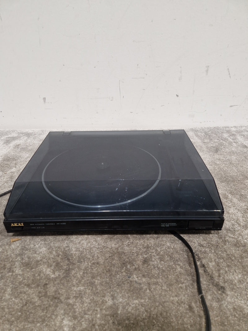 Akai AP-A305 - Semi Automatic Turntable - Black - Good - Image 2