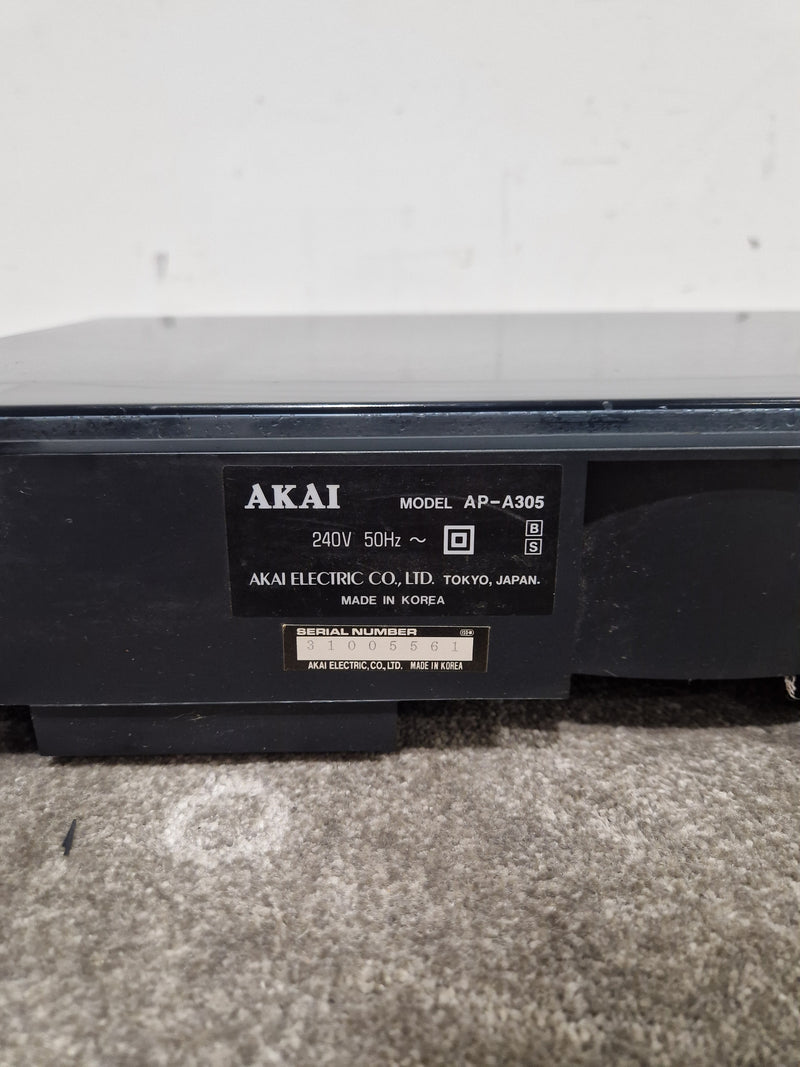 Akai AP-A305 - Semi Automatic Turntable - Black - Good - Image 12