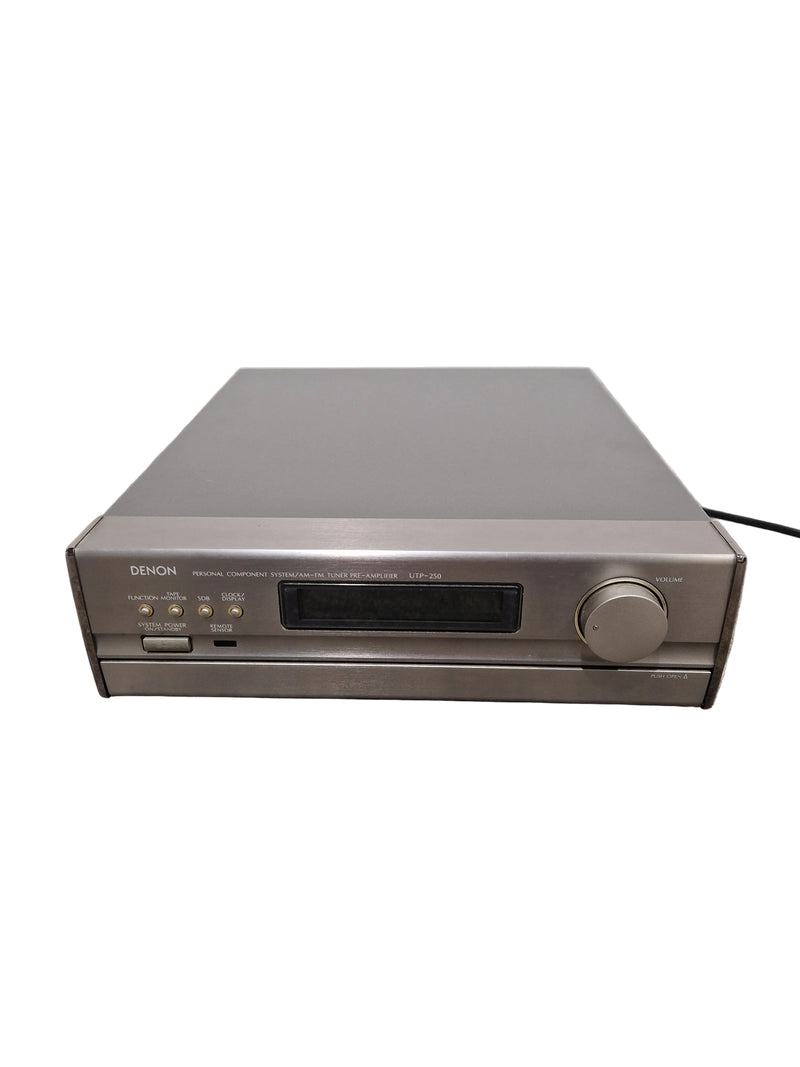 Denon UTP-250 - AM/FM Tuner Pre-Amplifier - Silver - Good - Image 1