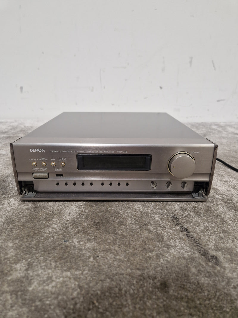 Denon UTP-250 - AM/FM Tuner Pre-Amplifier - Silver - Good - Image 11