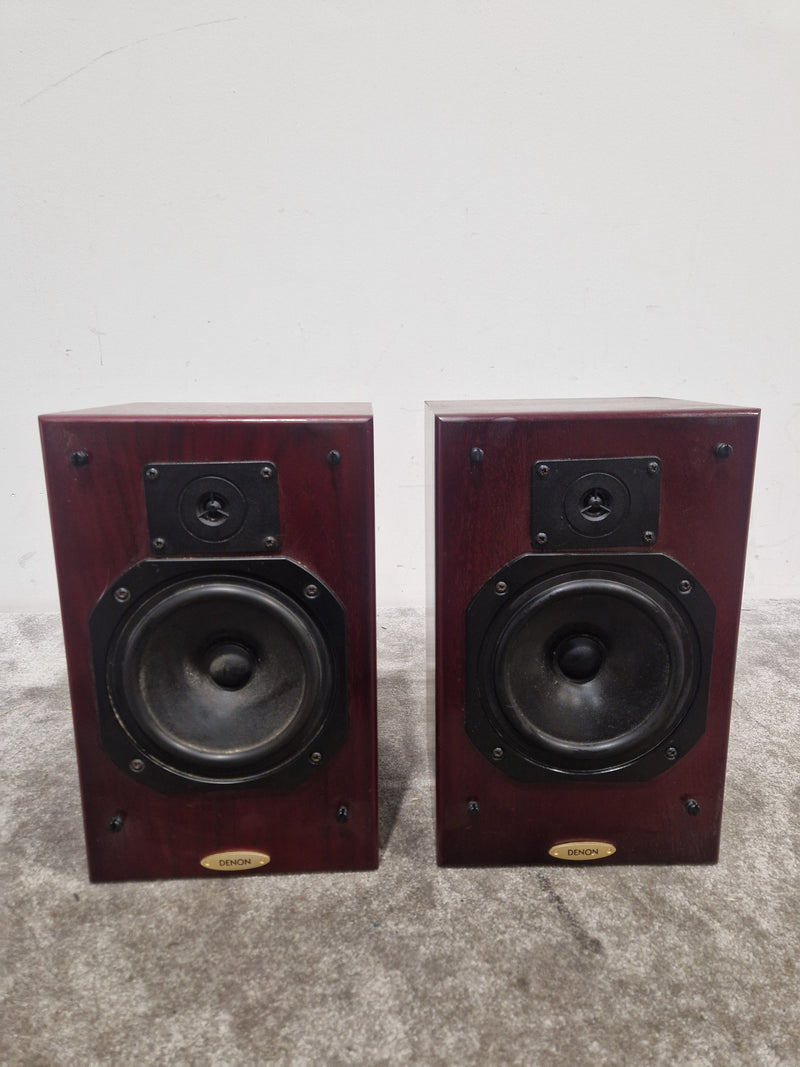 Denon E313 - Speakers - Pair - Red Wood - Good - Image 4