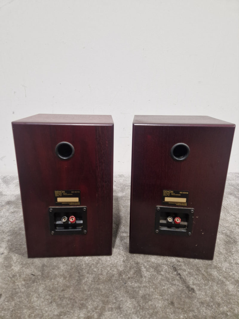 Denon E313 - Speakers - Pair - Red Wood - Good - Image 12