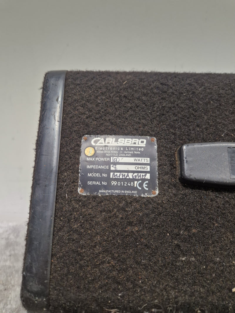 Carlsbro Alpha EM12 Floor Monitor - Black – Floor Monitor - Spares or Repair - Image 11