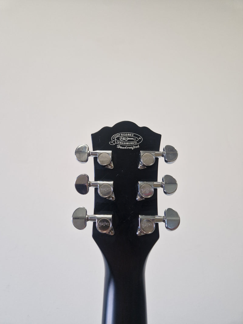 Washburn WD7S - Acoustic Guitar - Black - Excellent - Image 3