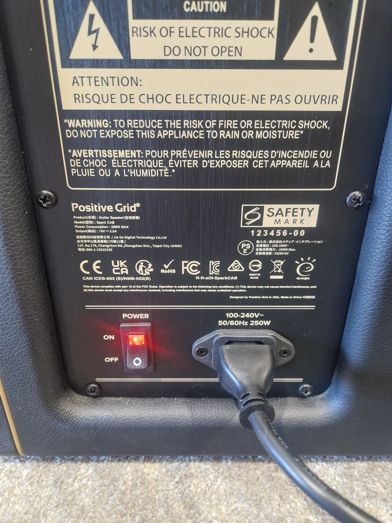 Positive Grid Spark CAB - CABINET - Black - Excellent w/ Original Box & Cables - Image 15