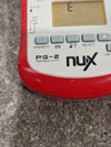 Nux PG-2 - Multi-Effects Unit - Red - Fair - Photo 3