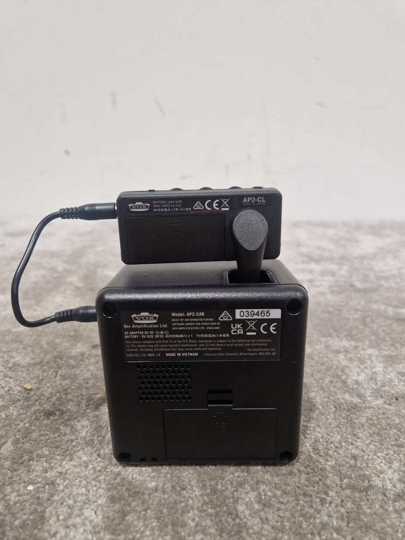 Vox Amplug Clean & Cabinet - Headphone Amp & Cabinet - Black - Excellent - Image 3