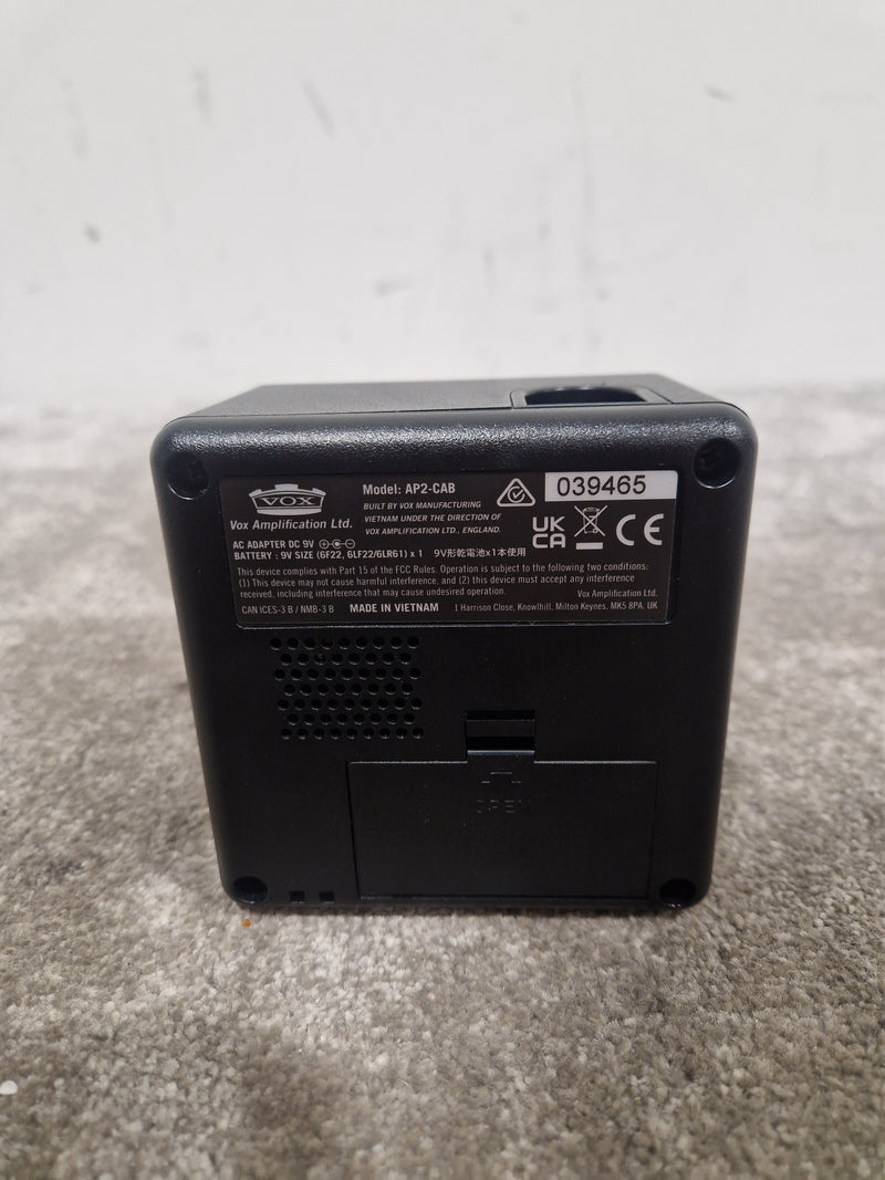 Vox Amplug Clean & Cabinet - Headphone Amp & Cabinet - Black - Excellent - Image 7