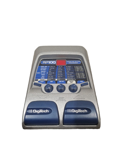 Digitech RP-100 - Modeling Guitar Processor - Good w/ Original Box & Power Supply