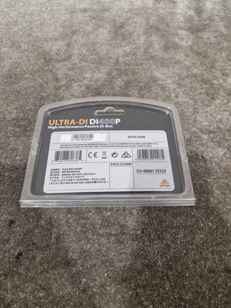 Behringer Ultra-DI DI400P - DI Box - Excellent - Image 4