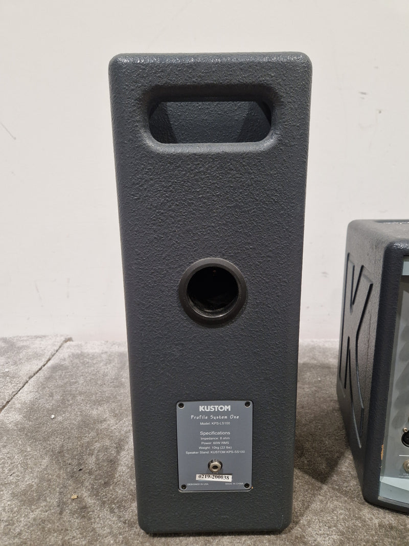 Kustom Profile System One - PA System - Black - Good - Image 9
