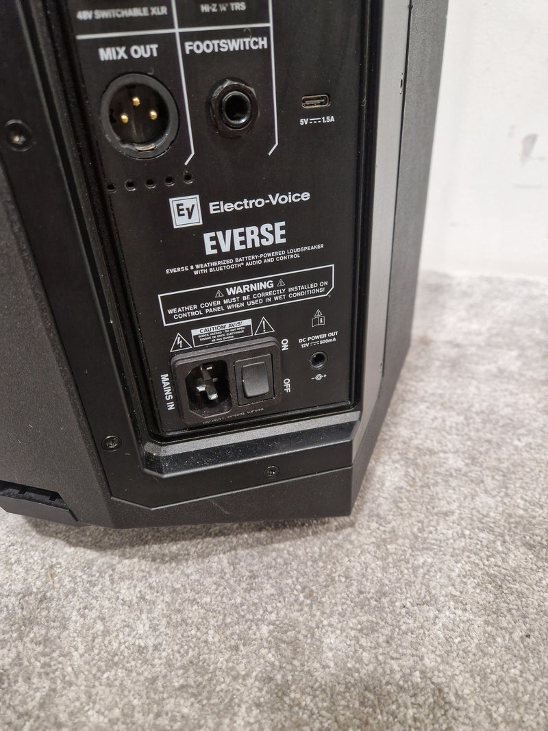 Electro-voice Everse 8 - PA Speaker - Black – PA Speaker - Excellent w/ Soft Case - Image 20