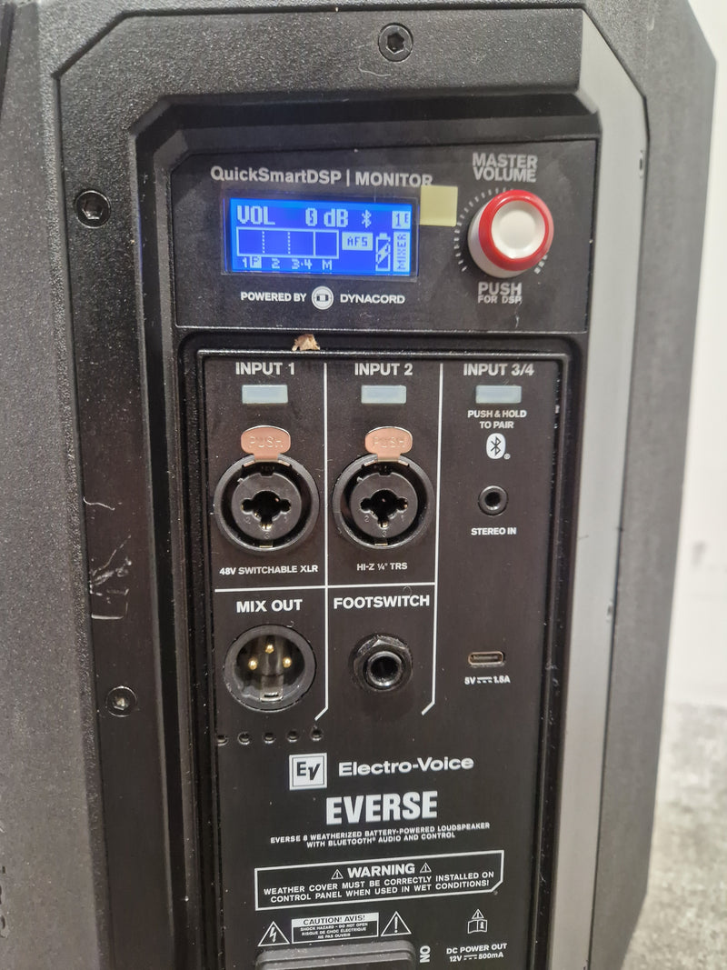 Electro-voice Everse 8 - PA Speaker - Black – PA Speaker - Excellent w/ Soft Case - Image 14
