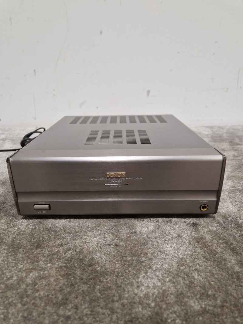 Denon UPO-250 - Stereo Power Amplifier - Silver - Good - Image 9