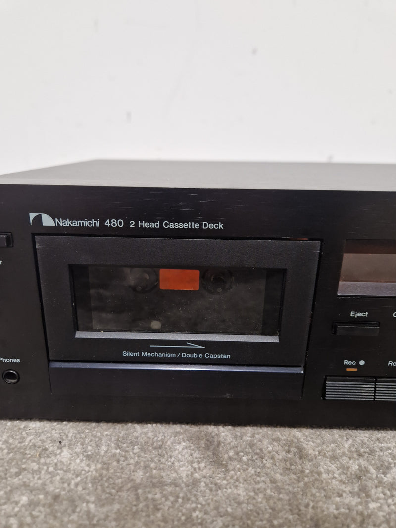 Nakamichi 480 2 Head - Cassette Deck - Black – Cassette Deck - Spares or Repair - Image 3
