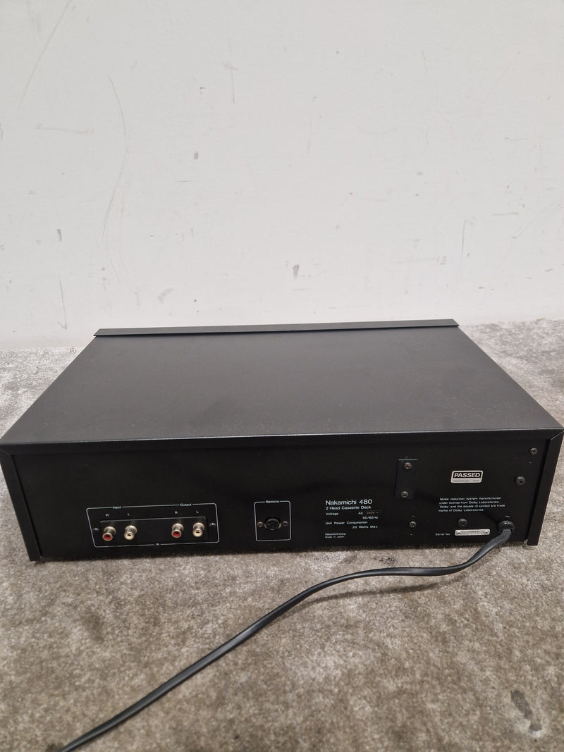 Nakamichi 480 2 Head - Cassette Deck - Black – Cassette Deck - Spares or Repair - Image 7