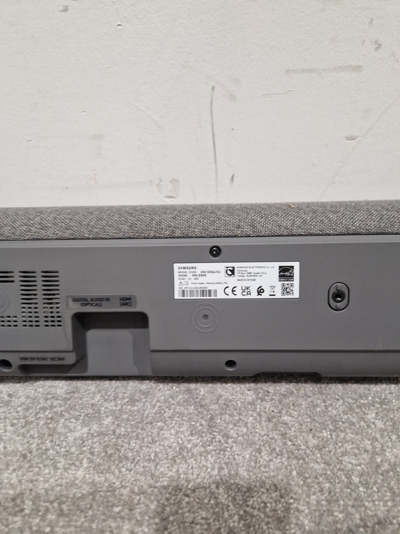 Samsung HW-S50A - Soundbar - Grey - Excellent w/ Manuals & Cables - Image 6