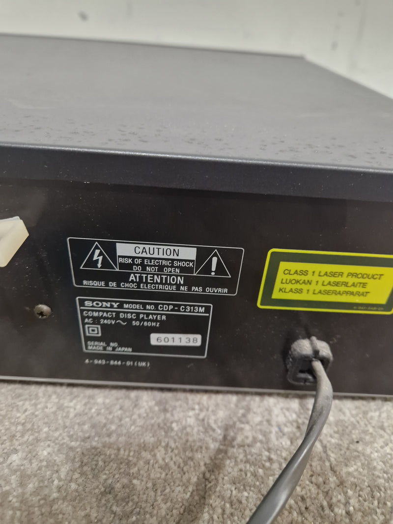 Sony CDP-C313M – CD Changer - Spares or Repair - Image 4