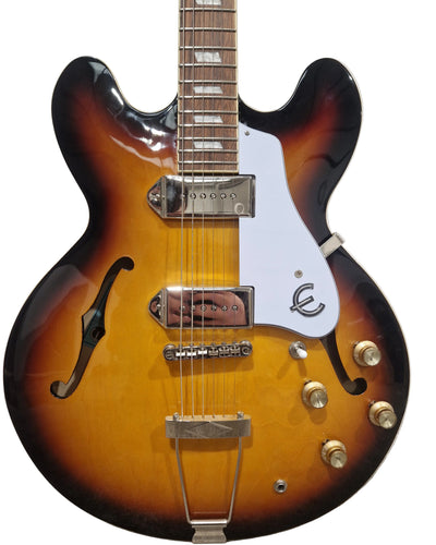 Epiphone Casino Reissue - Semi-Hollow Electric Guitar, Vintage Sunburst - Excellent, Refurbished