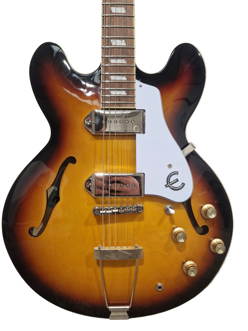 Epiphone Casino Reissue - Semi-Hollow Electric Guitar, Vintage Sunburst - Excellent, Refurbished - Image 1