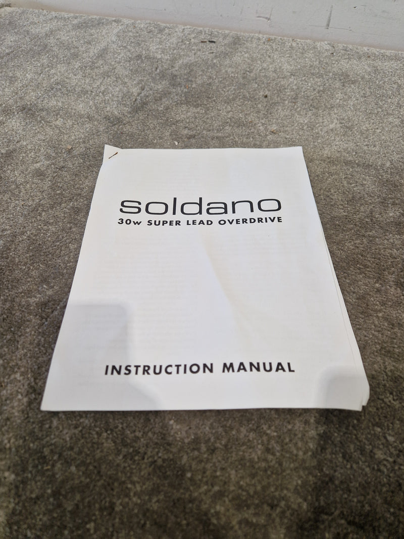 Soldano SLO-30 Head - Head - Black - Excellent w/ Original Box, Cables, Footswitch - Image 20