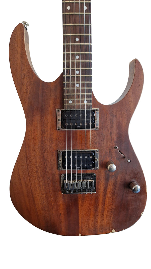 Ibanez RG-421 - Oil Mahogany - Naturally Distressed Electric Guitar - Road Worn - Good
