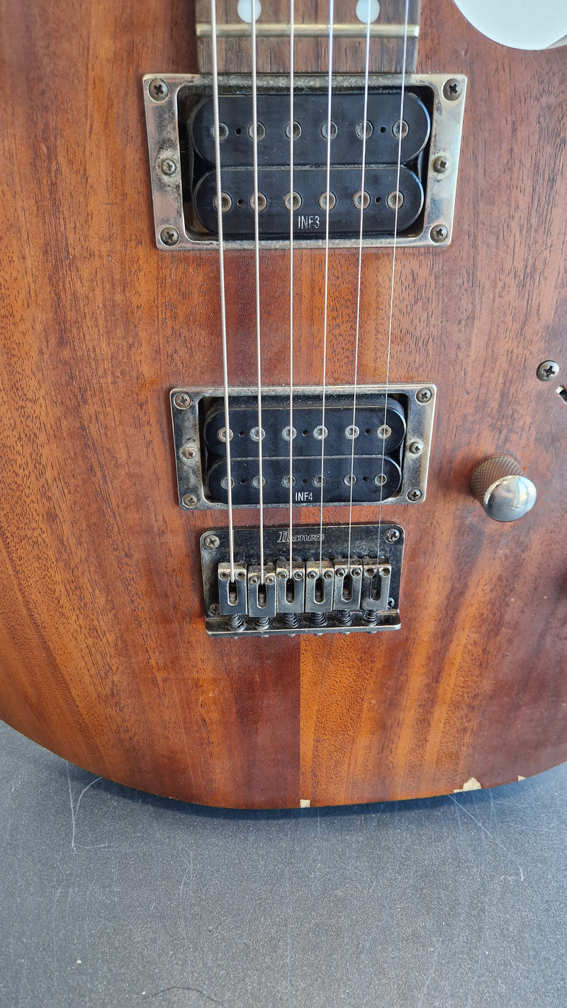 Ibanez RG-421 - Oil Mahogany - Naturally Distressed Electric Guitar - Road Worn - Good - Image 5