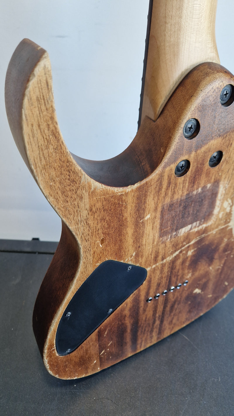 Ibanez RG-421 - Oil Mahogany - Naturally Distressed Electric Guitar - Road Worn - Good - Image 15