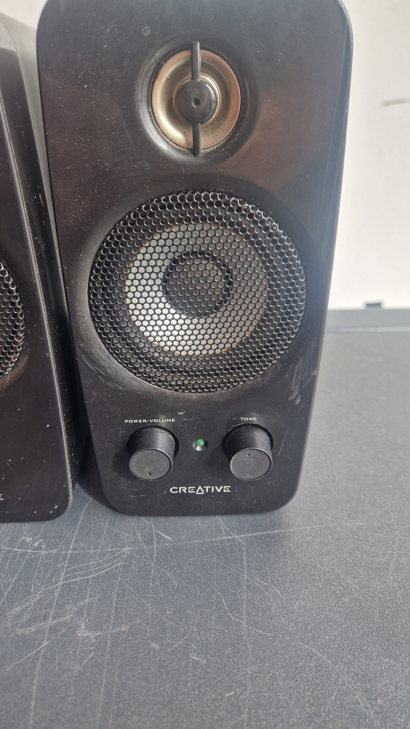 Creative Inspire T10 - Hi-Fi Speakers - Black - Good w/ Cables - Image 3