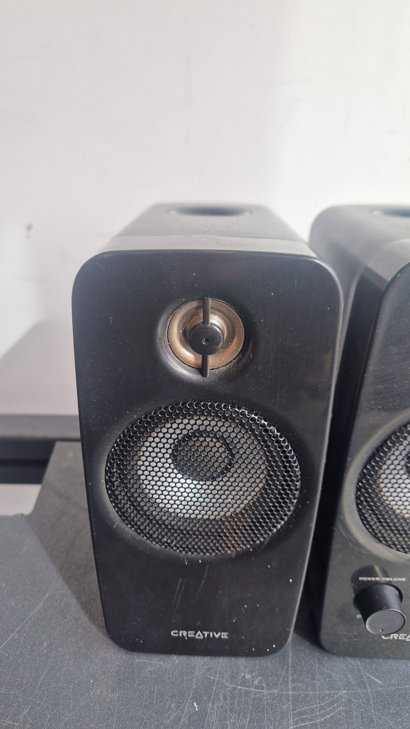 Creative Inspire T10 - Hi-Fi Speakers - Black - Good w/ Cables - Image 4