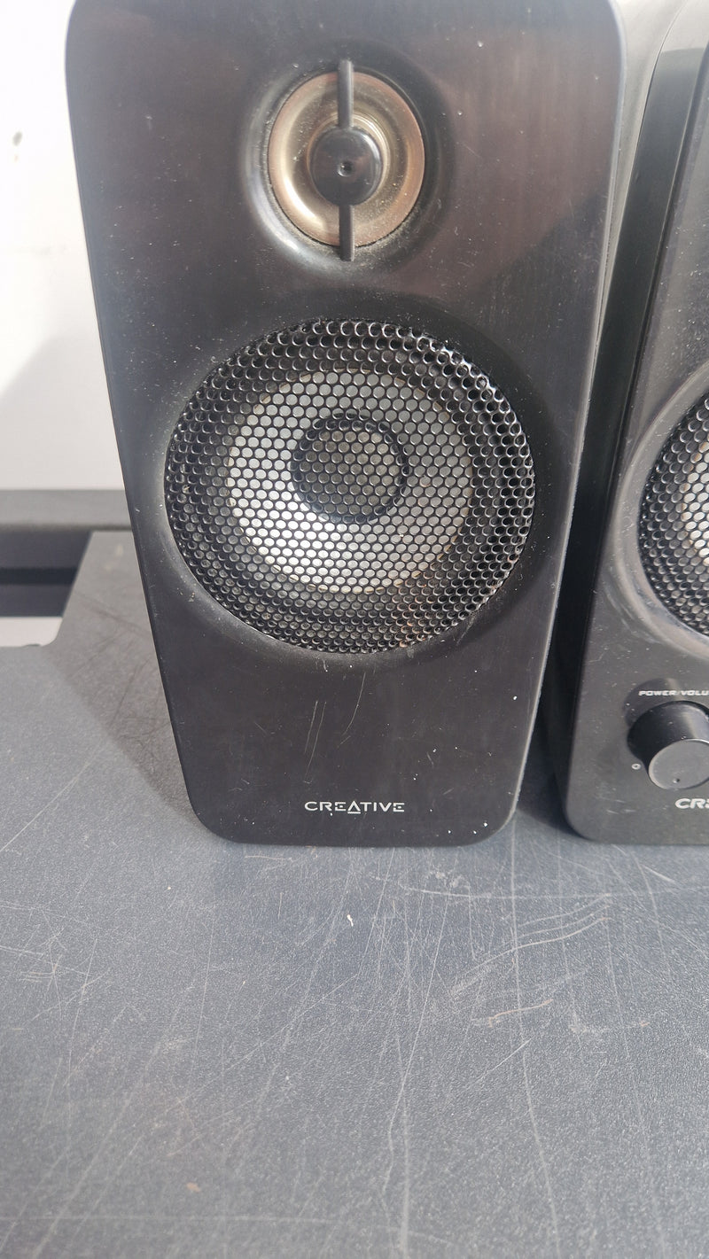 Creative Inspire T10 - Hi-Fi Speakers - Black - Good w/ Cables - Image 5