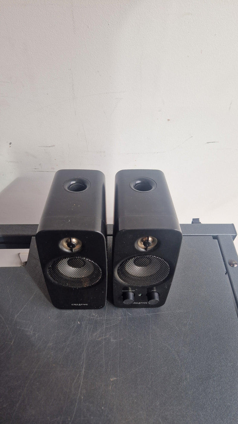 Creative Inspire T10 - Hi-Fi Speakers - Black - Good w/ Cables - Image 6