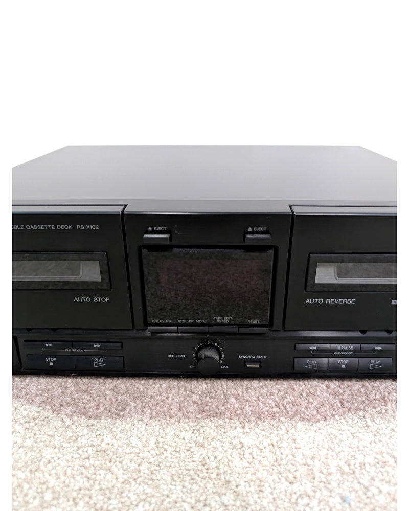 Technics RS-X102 - Cassette Deck - Black - Good w/ Original Box & Manuals - image 3