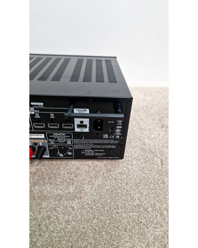 Denon AVR-S770H - Receiver - Black - Like New w/ Original Box, Manuals, remote_control - image 5