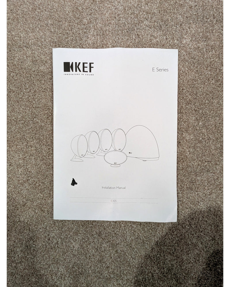 KEF E305 - Hi-Fi Speaker - White - Very Good w/ Manuals - image 7