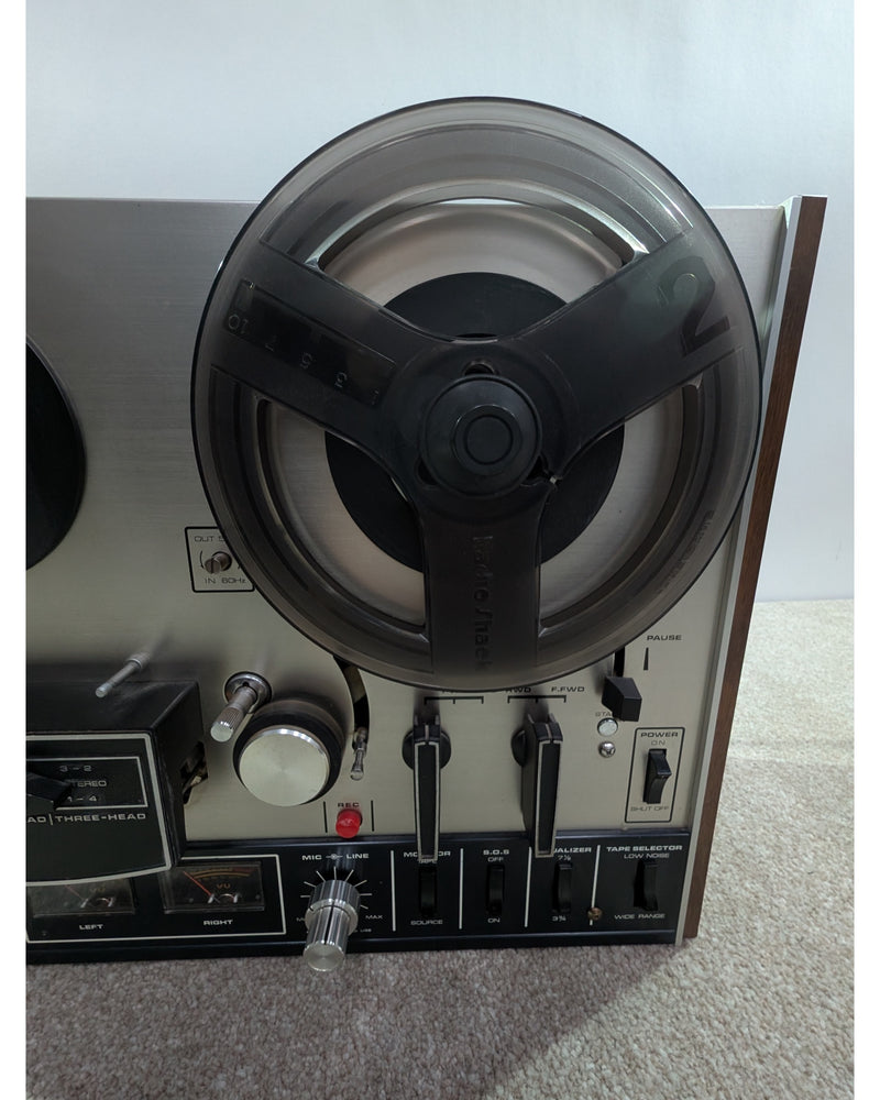 Akai 4000DS - Reel to Reel Tape Player - Silver/Black/Wood - Good w/ Manuals - image 8