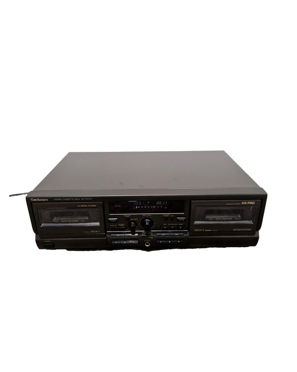 Technics RS-TR474 - Stereo Cassette Deck - Black - Excellent