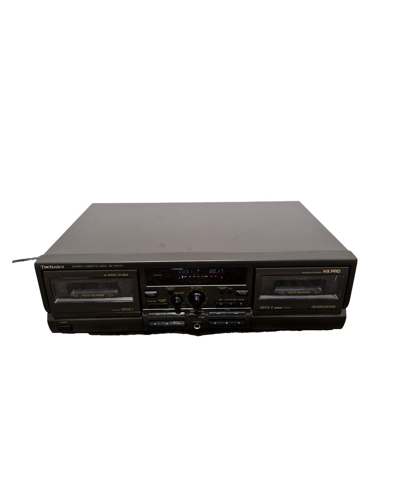 Technics RS-TR474 - Stereo Cassette Deck - Black - Excellent - Image 1