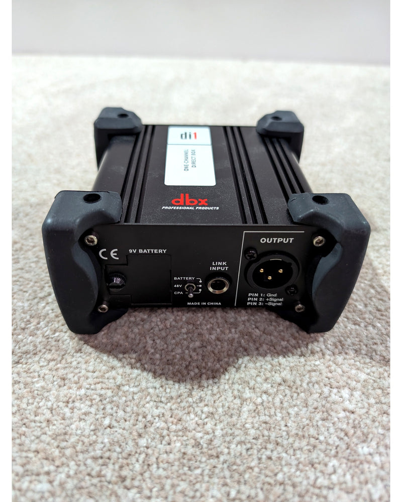 dbx di1 - DI Box - Black - Like New w/ Original Box & Manuals - image 2