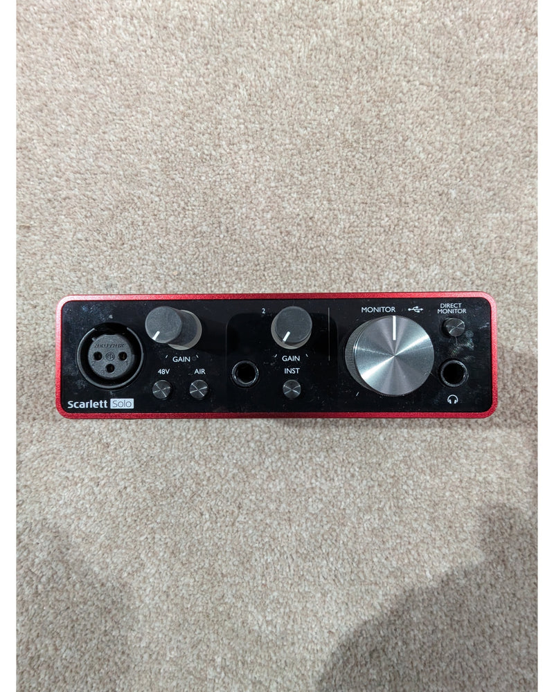 Focusrite Scarlett Solo (3rd Gen) - Audio Interface - Red And Black - Excellent - image 6