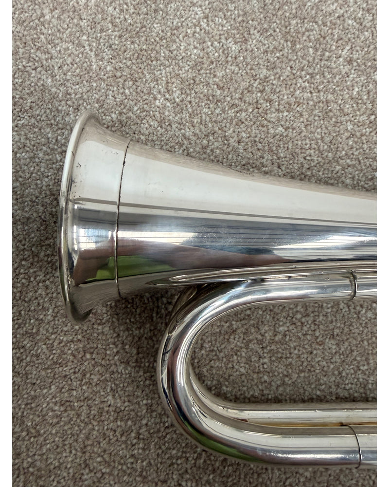 John Packer Bb Bugle - Brass Instruments - Silver - Fair w/ Hard Case - image 7