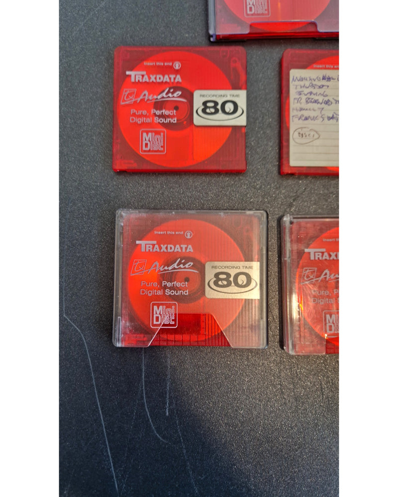 T Audio Traxdata Md 80 - Red X 5 – Minidisc - Excellent - Image 6