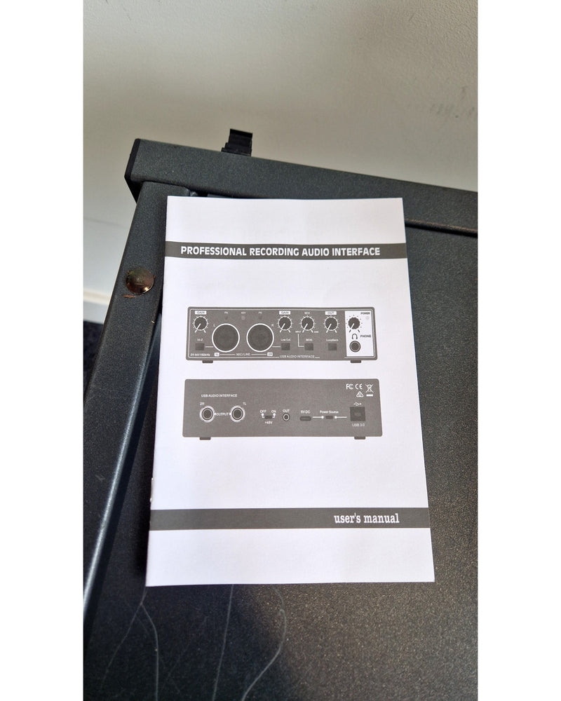 Audiophile 2x2 Professional Sound Card USB Audio Interface - Audio Interface - Like New w/ Original Box - image 4