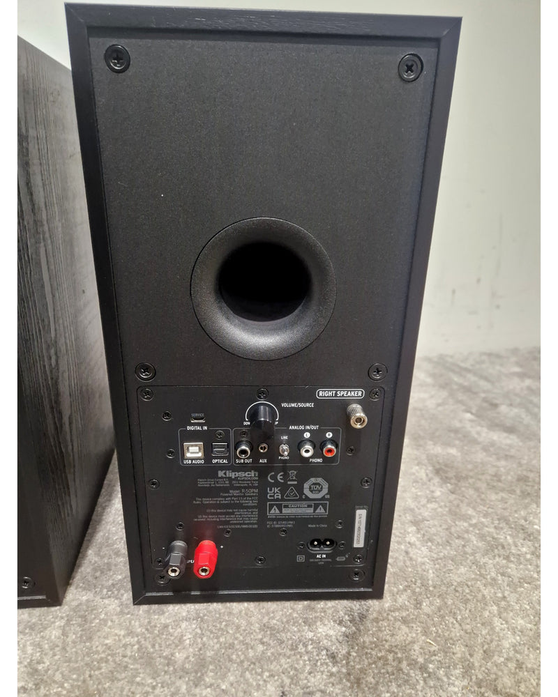 Klipsch R-50PM - Speakers - Pair - Black - Excellent w/ Cables - Image 7