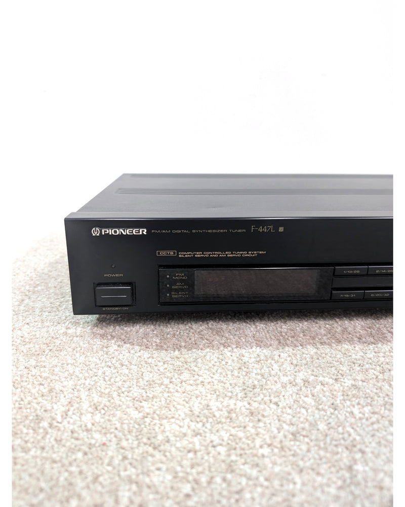 Pioneer F-447 - Hi-Fi Tuner - Black - Very Good w/ Manuals - image 4