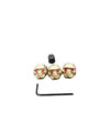 3 Pcs Metal Guitar Volume Tone Control Knobs - Gold – Control Knob - Excellent - Photo 1