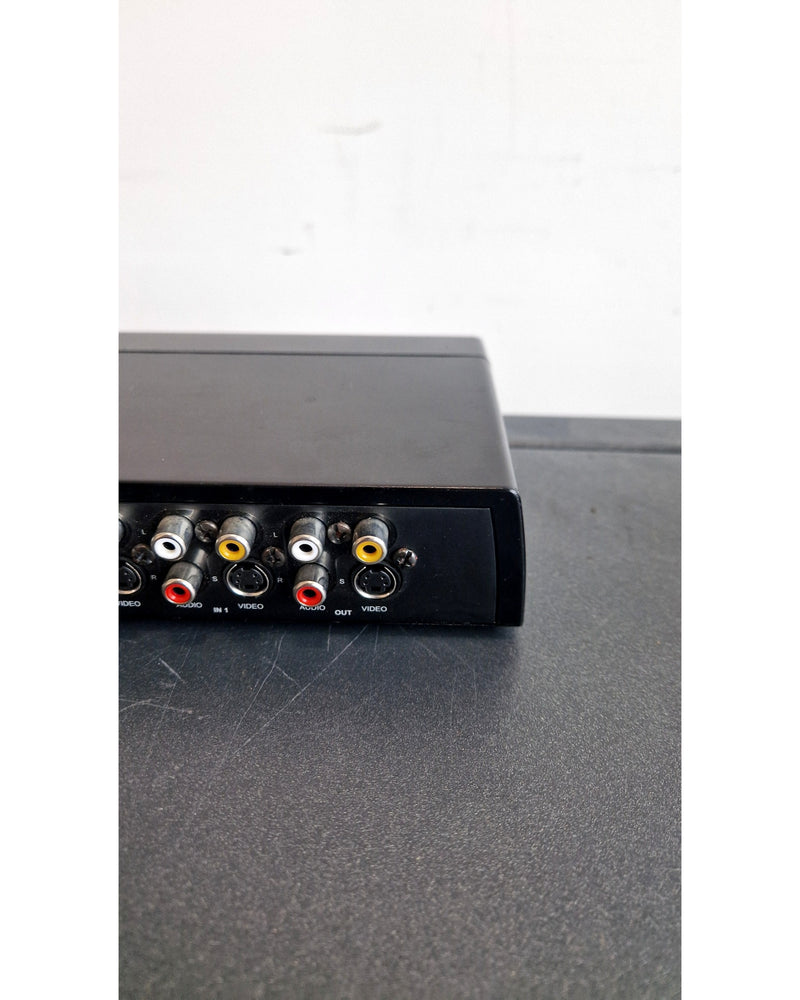 HQ Manual 4 Port Audio/Video Switch - Switcher - Black - Good - Image 7